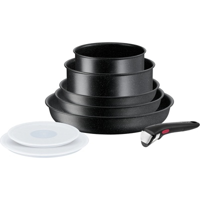 Tefal Sada hrncov Black Stone 8 ks L3998802 hliníkové 8 ks