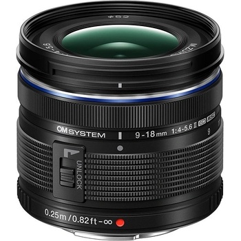 OM SYSTEM M.ZUIKO 9 – 18 mm II f/4,0 – 5,6 V335940BW000