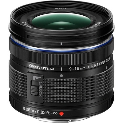 OM SYSTEM M.ZUIKO 9 – 18 mm II f/4,0 – 5,6 V335940BW000