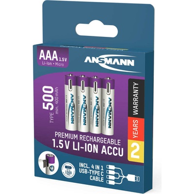 Ansmann Lithium AAA 4ks 1311-0028
