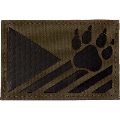 COMBAT SYSTEMS nášivka - IR vlajka ČR K9 LASER CUT - různé barvy Barva: Coyote Brown