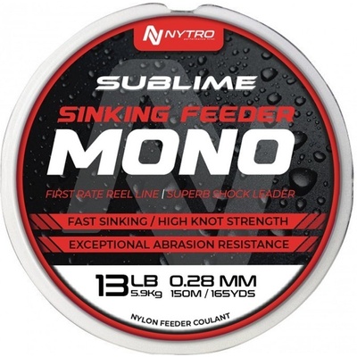 Nytro Sublime Sinking Feeder Mono 150 m 0,16 mm 1,4 kg