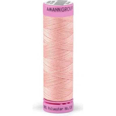 Polyesterové nitě návin 100 m Aspo Amann 0065 Seashell Pink