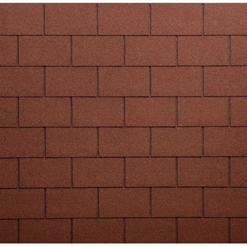 Tegola Eco Roof Rectangular 013 Obdélník mix červený 1 m²