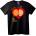 NOONEBRAND Тениска You Are My Other Half - M, White