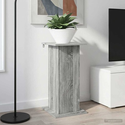 vidaXL Стойка за растения Сива сонома 30, 5 x 30 x 60, 5 см (899792)