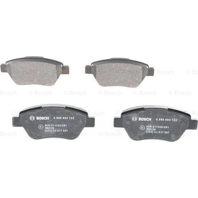 BOSCH Sada brzdových platničiek kotúčovej brzdy 0986494132