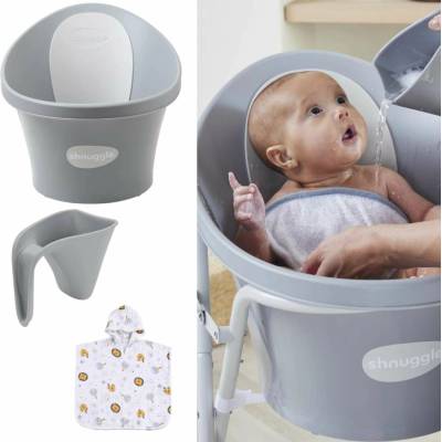 Shnuggle Koupací set Soft Grey Circus Grey