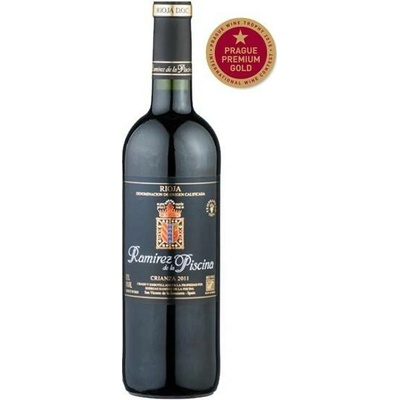 DOCa Rioja Ramírez de la Piscina Crianza 2019 13,5% 0,75 l (holá láhev)