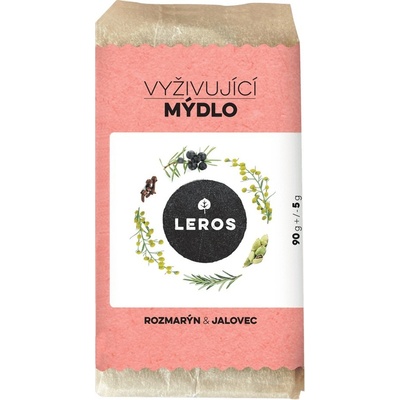 LEROS Vyživujúce mydlo rozmarín & borievka 90 g
