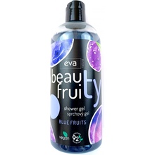 Eva Natura Beauty Sprchový gél Fruity Blue Fruits s vôňou modrého ovocia 400 ml