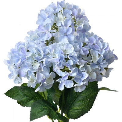 Umělá květina světle fialová hortenzie – 45 cm