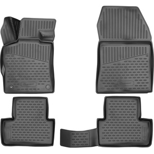 LEMENT Element 3D Rubber Floor Mats suitable for Peugeot 308 | 2022 - Present | 100% Custom-Fit All-Weather Mats made of TPE, high edge, waterproof, non-slip, odorless - EXP. ELEMENT3DAN0364210k (EXP.ELEMENT