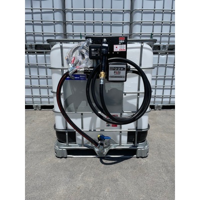 IBC kontajner na naftu + výdajné zariadenie ST Panther - 56 l/min (12 V)