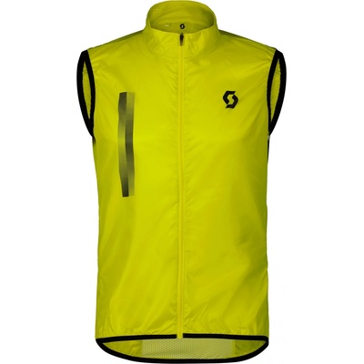Scott Мъжки елек за колоездене Scott RC Team WB Vest Cycling vest - Sulphur Yellow / Black (054-0221-0213)