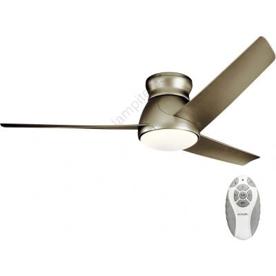 Kichler KLF-ERIS-60-BN- LED Димируем таванен вентилатор ERIS 10W/230V IP44+RC (ED0431)