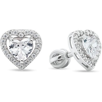 Brilio Silver náušnice EA68W