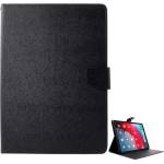 Mercury AV IPAD Air 11 (2026) / Air 11 (2025) MERCURY Goospery Fancy калъф с подставка, с ефект на кожа, FLIP, текстилен мотив, ЧЕРЕН (GP-84153)