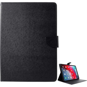 Mercury AV IPAD Air 11 (2026) / Air 11 (2025) MERCURY Goospery Fancy калъф с подставка, с ефект на кожа, FLIP, текстилен мотив, ЧЕРЕН (GP-84153)