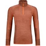 Ortovox Дамско мериносово термобельо Ortovox Women's 230 Competition Zip Neck Merino base layer - Faded Tangerine (115-1531-0613)