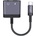 Lito USB-C адаптер към 3.5 мм аудио изход и USB-C изход - Lito Audio Adapter USB-C to Jack 3.5 mm (15 см) (черен) (LA04T)