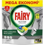 Fairy таблетки за съдомиялна машина, Platinum, All in one, 96 броя