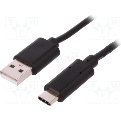 Qoltec 50488 USB 2.0, USB 3.1, USB A vidlice, USB C vidlice, 1,2m