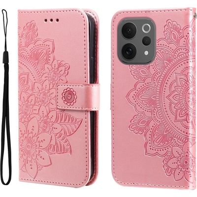 Mandala knížkové pouzdro na Vivo V70 5G - růžové