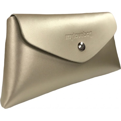 My Love bag kožená metalická zlatá zlatá