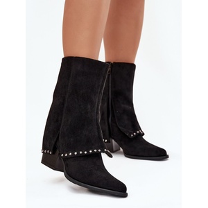 Step in style Дамски боти с ток модел 218489 Step in style