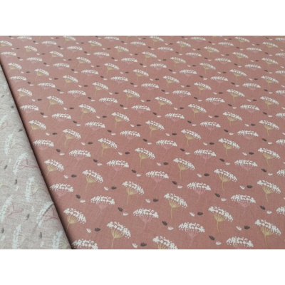 Bavlněná látka Kmín starorůžový šíře 150 cm