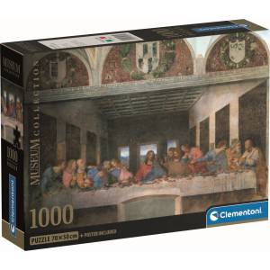 Clementoni Пъзел Clementoni от 1000 части - Тайната вечеря (39965)