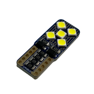 Лед крушка тип Т10 с 5+5 SMD 3030 Canbus (T10CAN3010)