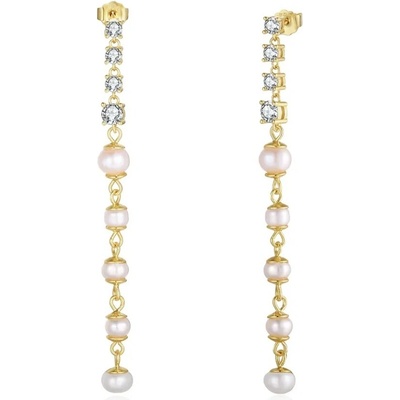 Majya Strieborné náušnice DANILLA pozlátené 11696