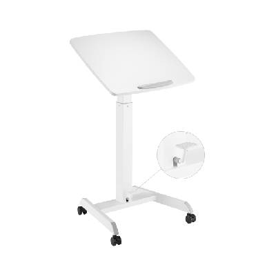 Active Маса RFG, с регулируема височина, 600 х 520 х 758-1128 mm, бяла