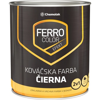 Chemolak 96617 Ferro color kováčska čierna 0,75L