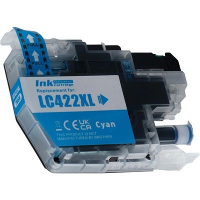 Compatible Компатибилен мастилен пълнеж LC422XLC, pigment, 19ml за принтери Brother (ORINK BULK) (LC422XLC)