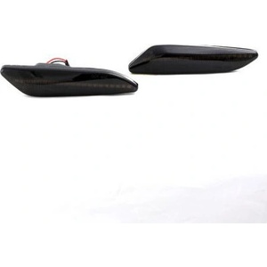  Диодни мигачи за калник за Alfa Romeo 156 / 147 (2005-2010) / Fiat Tipo (2015+) - опушени с бягащ мигач