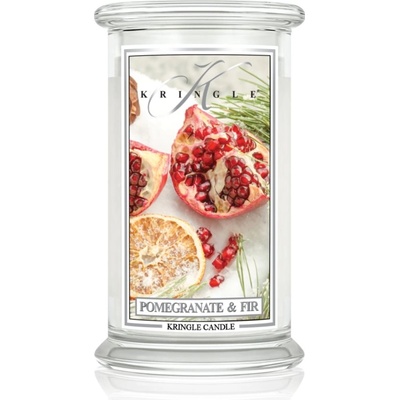 Kringle Candle Pomegranate & Fir ароматна свещ 624 гр