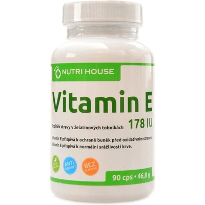 Nutrihouse - Vitamín E 90 kapslí