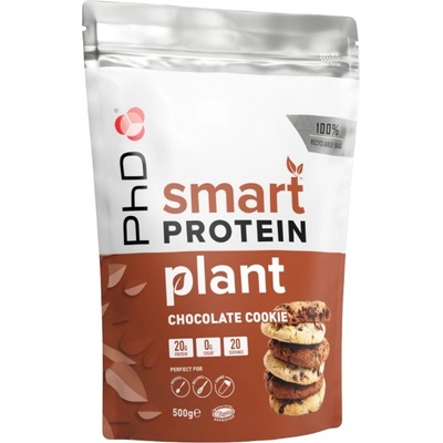 PhD Nutrition Smart Protein Plant | Delicious Versatile Plant Protein MIx [500 грама] Шоколад с бисквити