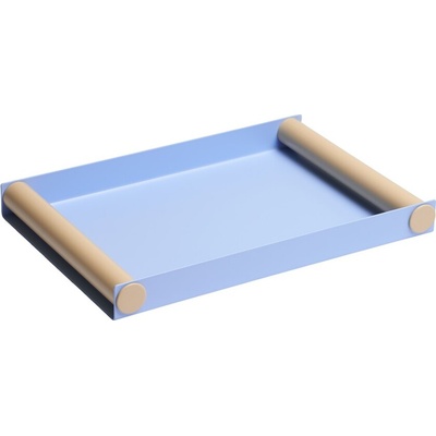 Design Letters Поднос за сервиране Ray среден размер светлосин и бежов (10101703LIBLUBEIGE)