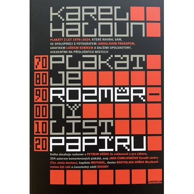 Plakát je rozměrný list papíru - Plakáty z let 1976-2024