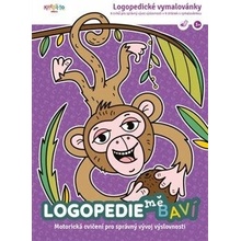 Logopedie mě baví - 1. díl - logopedické vymalovánky - motorická cvičení