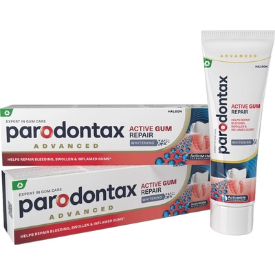 Parodontax Aktívna obnova ďasien Whitening 2 × 75 ml