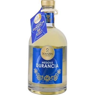 Skanzen durancia medová 44% 0,5 l (holá láhev)
