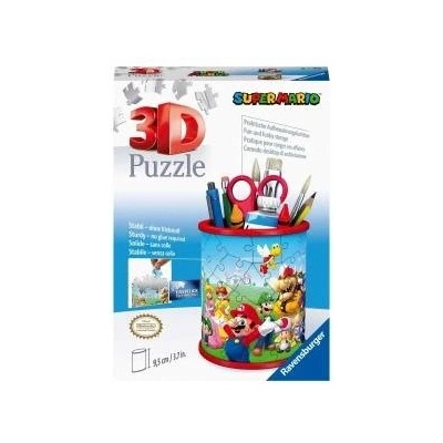 Ravensburger 3D Puzzle Utensilo Super Mario (Stiftehalter für Super Mario Fans ab 6 Jahren)