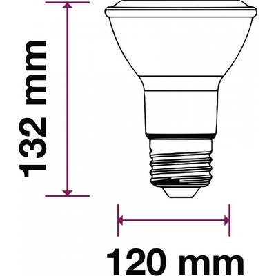 V-TAC PRO LED žiarovka E27 PAR38 14W 3000K