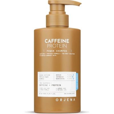 Orjena Caffeine Protein Power Shampoo Шампоан за коса унисекс 500ml