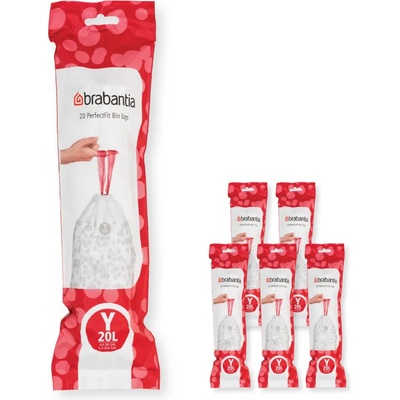 Brabantia Торби за боклук Y PERFECTFIT 20 л, 120 бр. , Brabantia (BRAB138300)